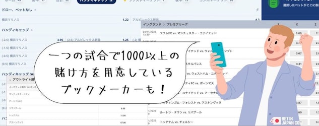 ブックメーカーのサッカーオッズ