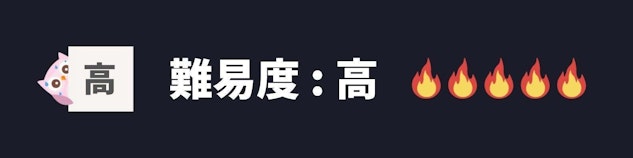 難易度:高